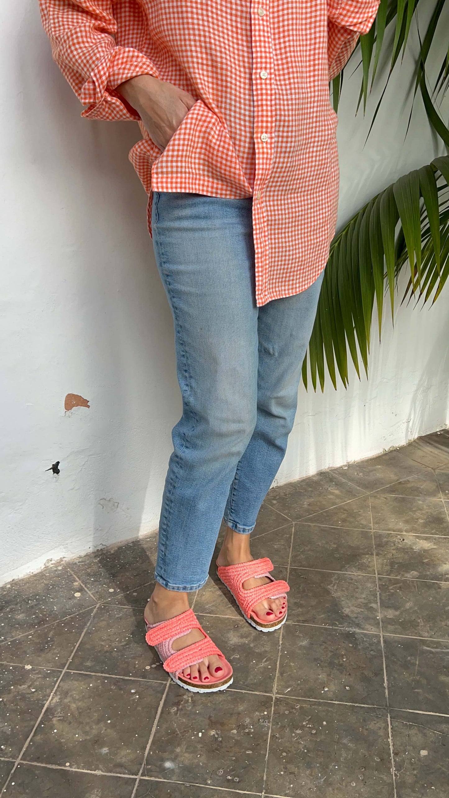 Rafia La Vera Sandals