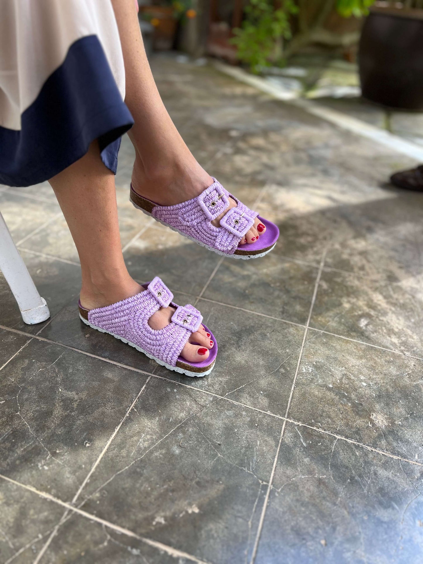 Rafia Trujillo Sandals