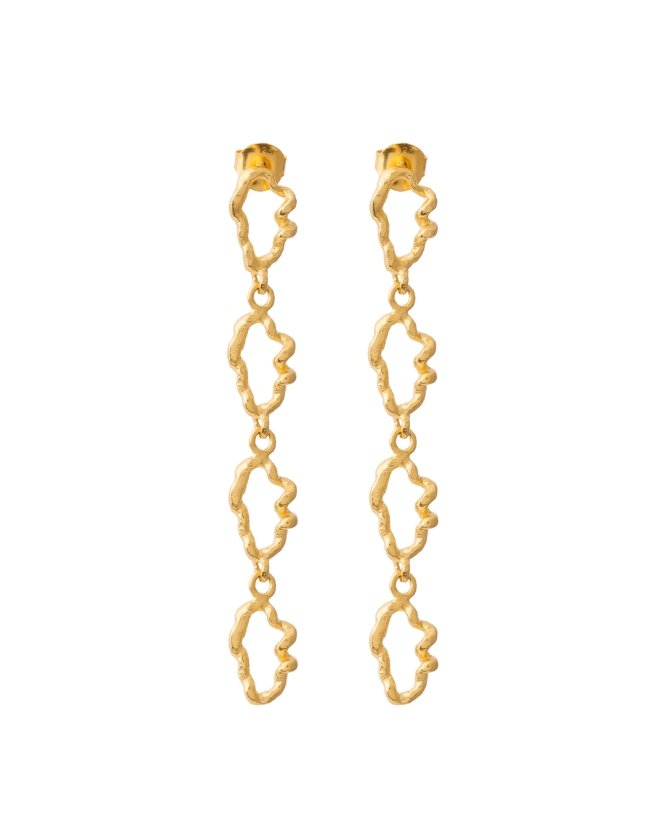 Fire IV Four Link Earrings
