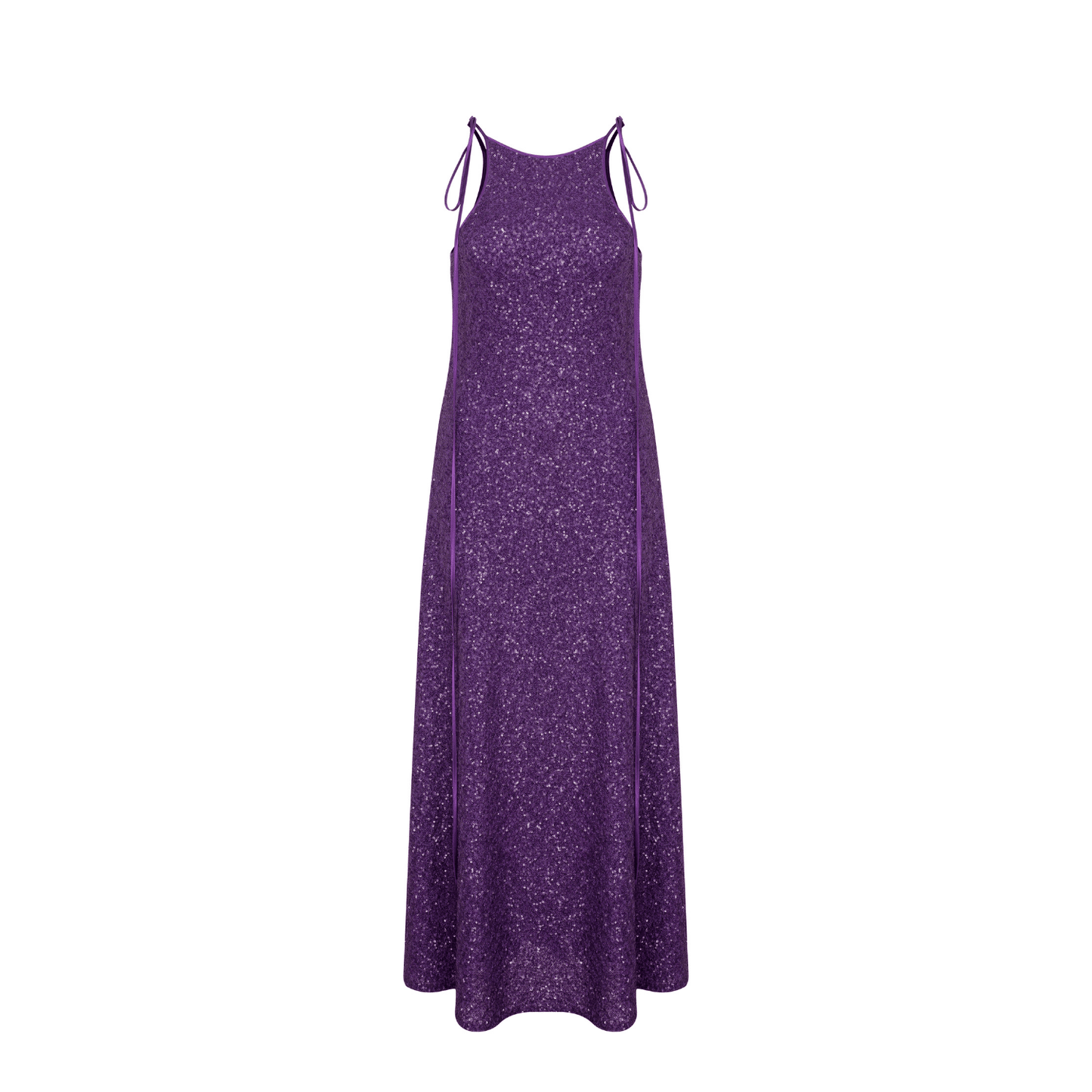 Addie Sequin Long Dress in Sparkling Grape Dresses Nazli Ceren