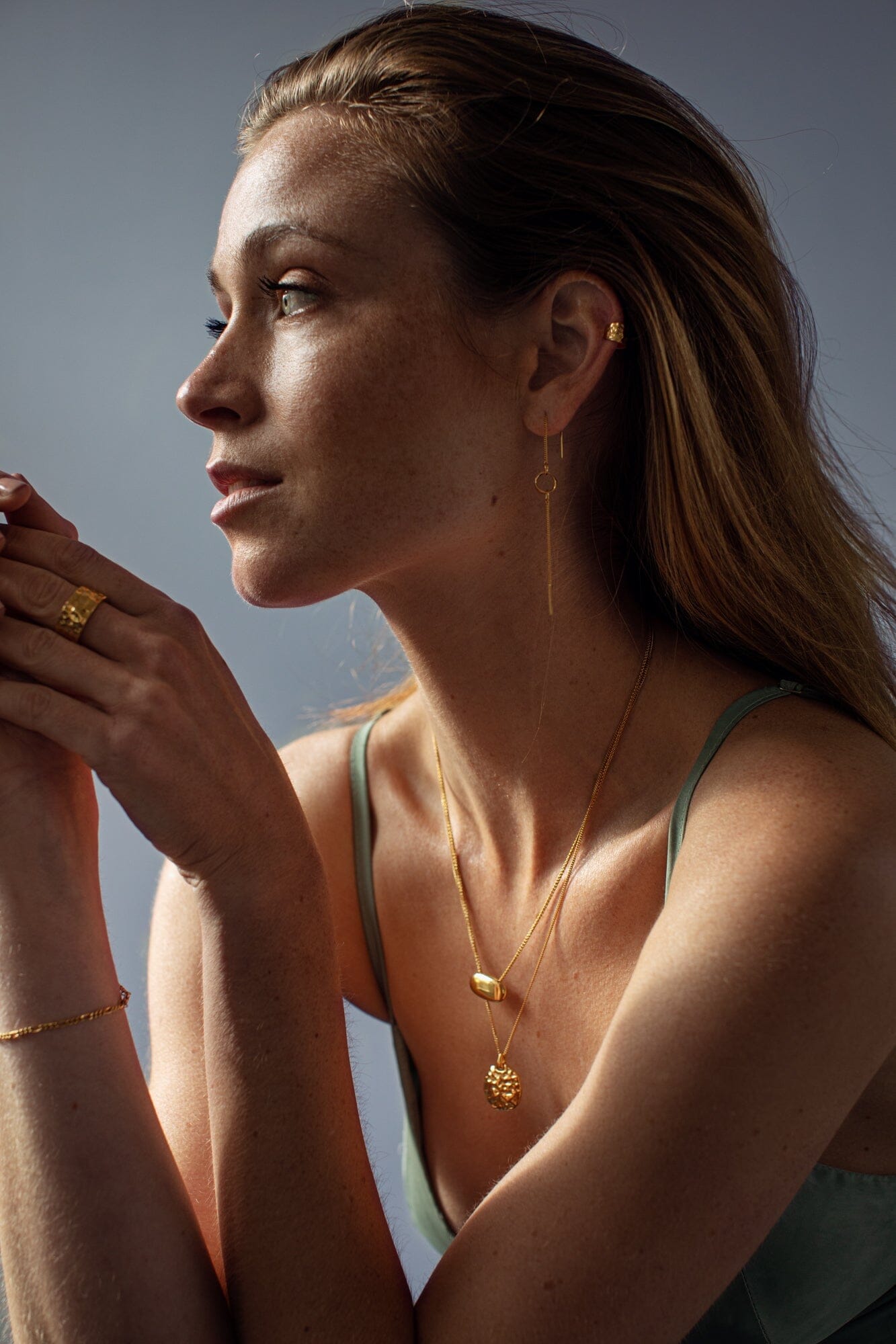 Amaya Necklace Gold Plated Necklaces Majime