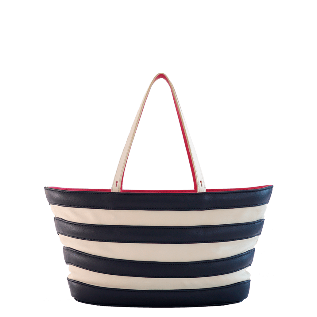 Barco quilted leather - Navy Tote Bag Lidia Muro