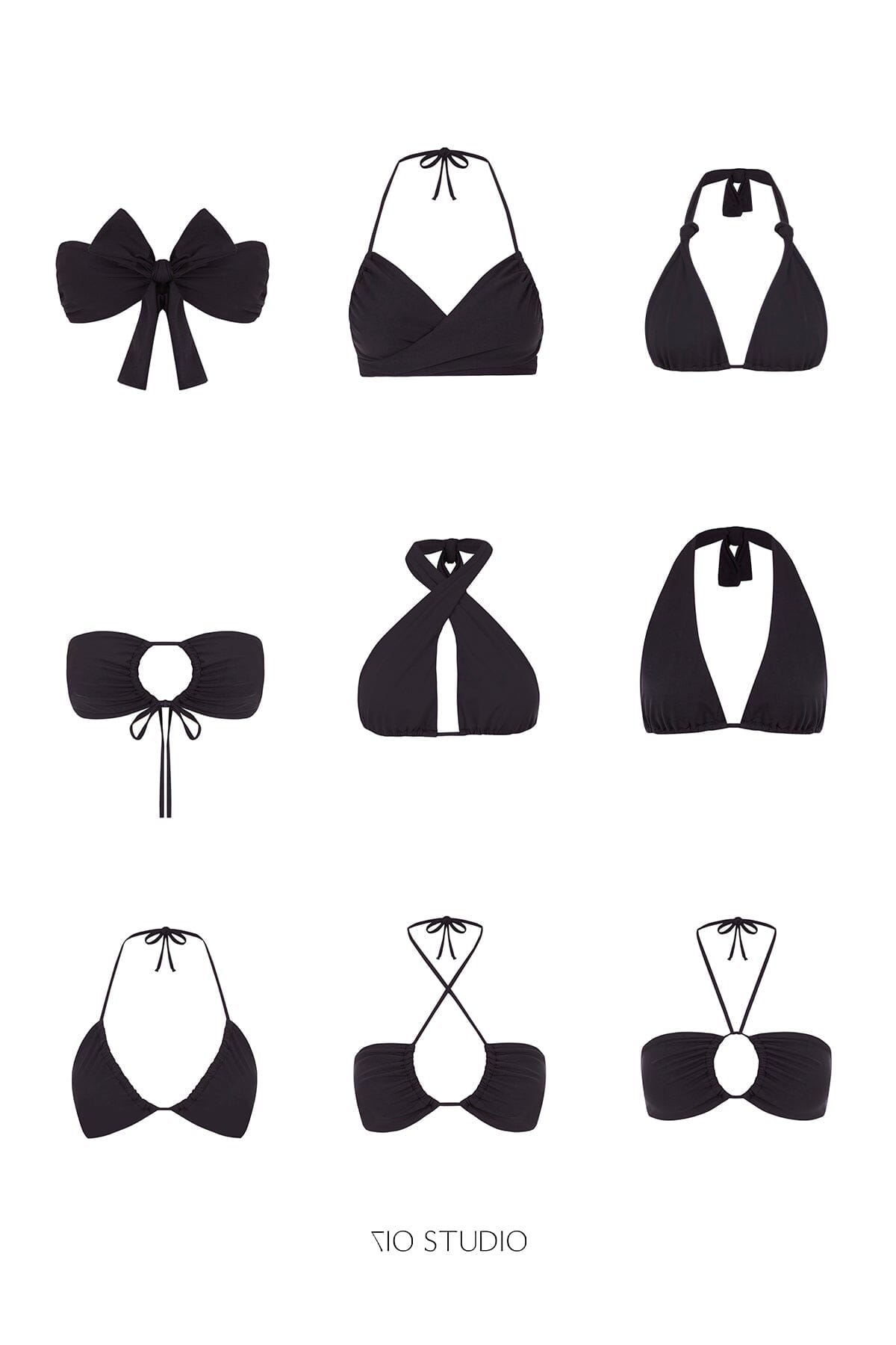 Bikini Set - Loyola Top and Bea Briefs Bikini Sets 710 Studio