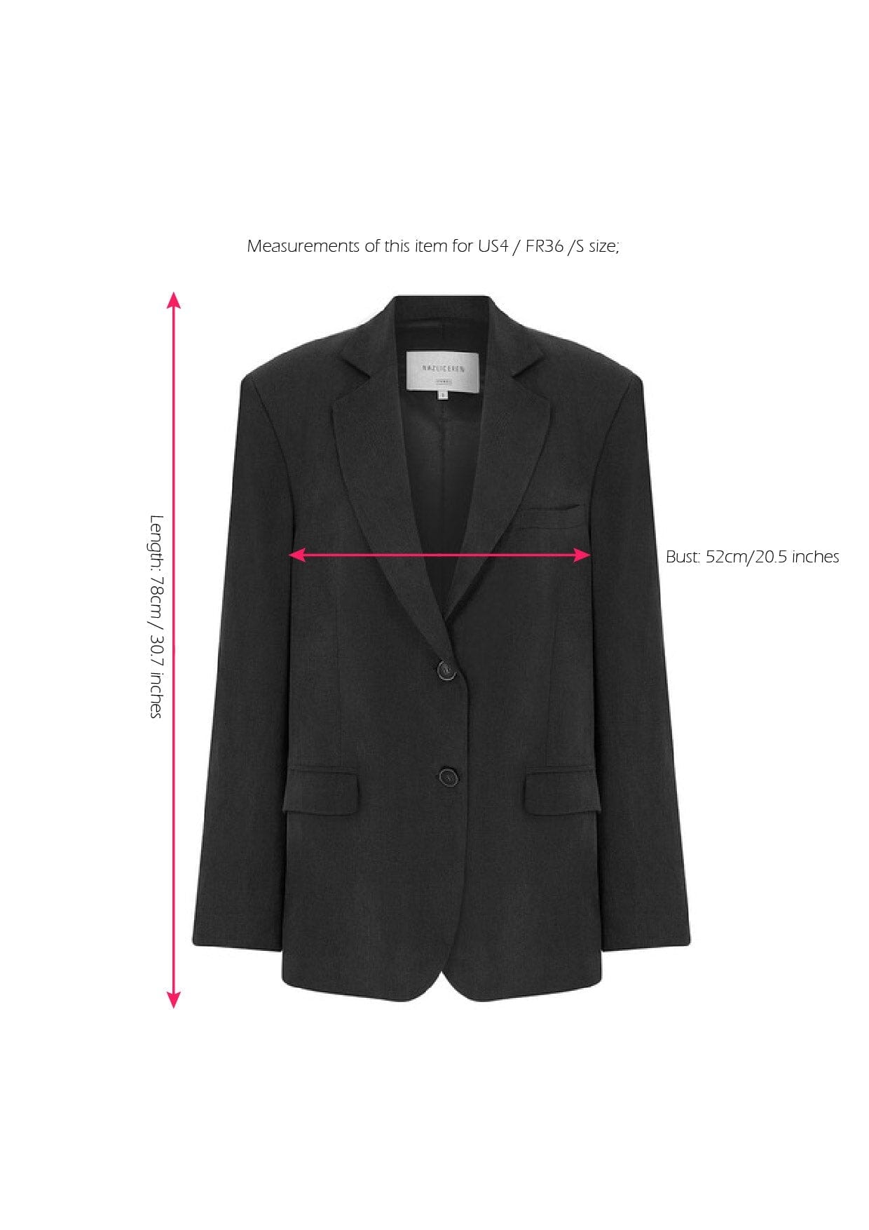 Boxy Jacket In Black Coats & Jackets Nazli Ceren