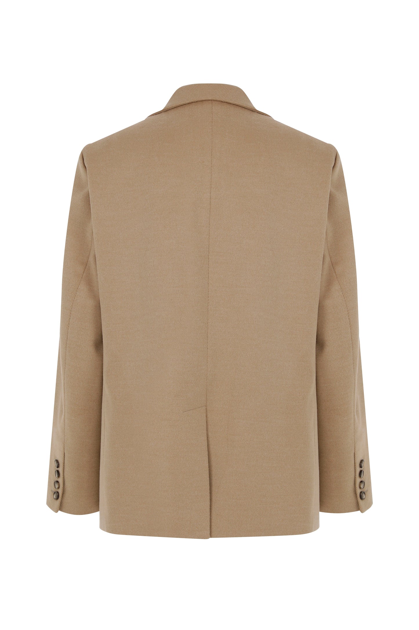 Boxy Wool Blazer in Camel Nazli Ceren