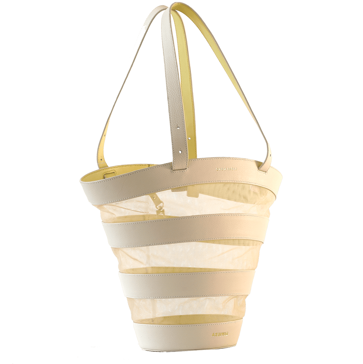 Bucket Bag - Cream Handbags Lidia Muro