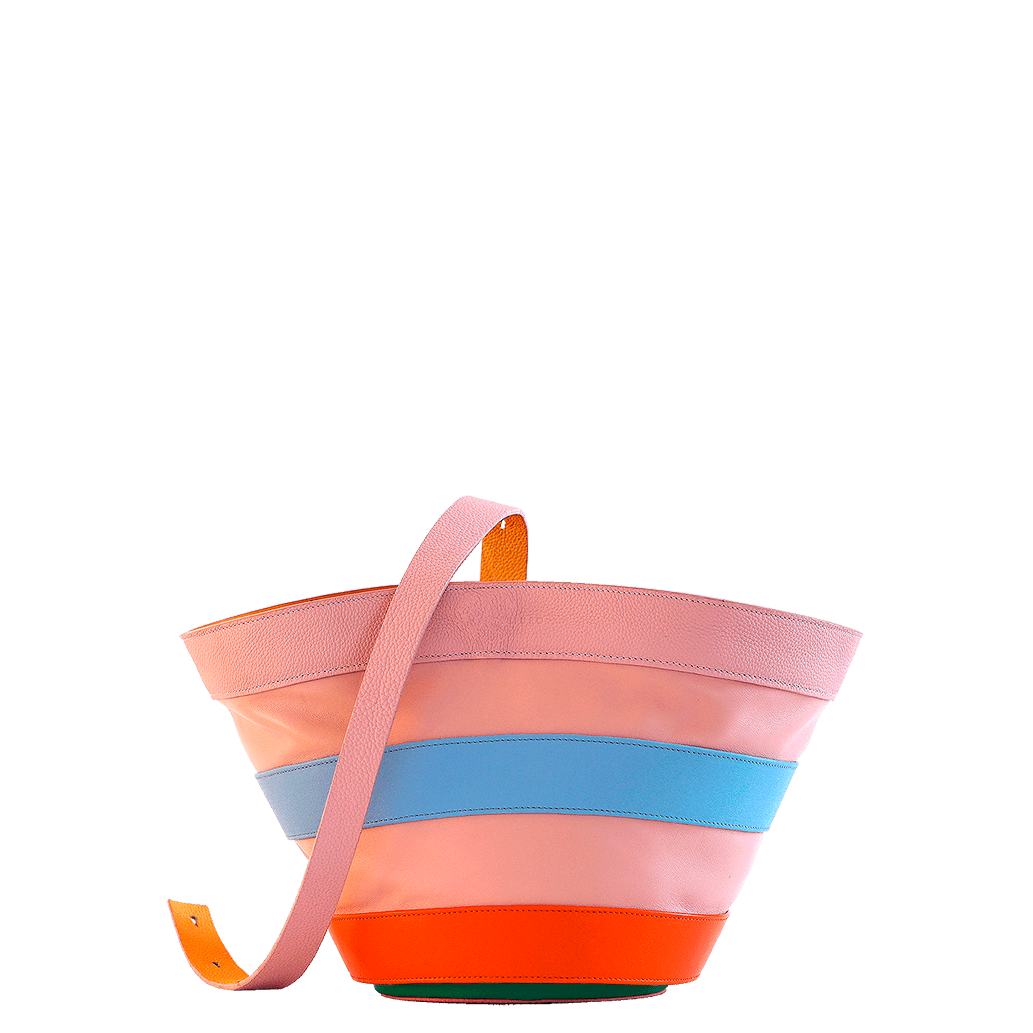 Bucket Bag - Pink Handbags Lidia Muro