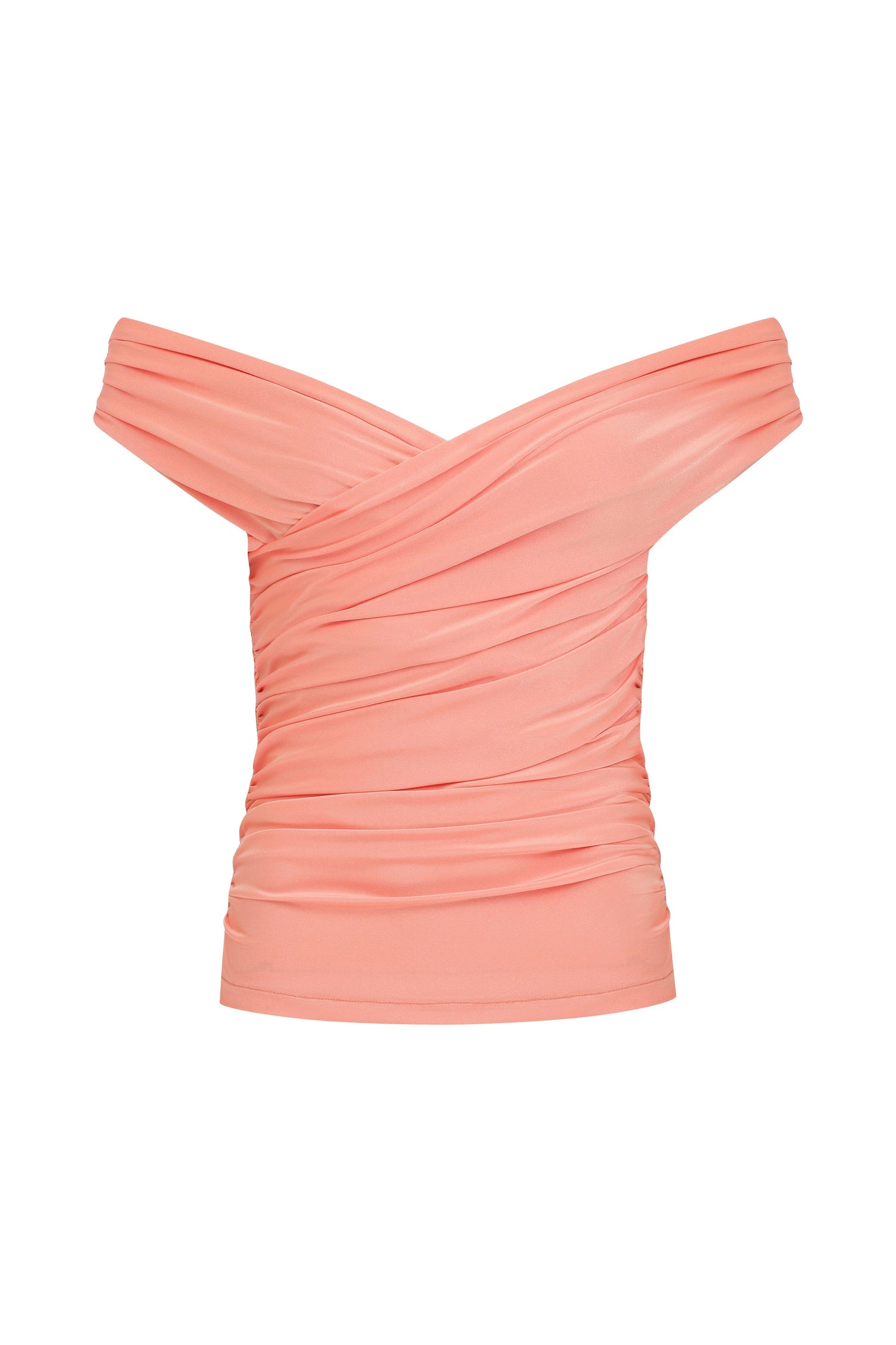 Cheri Jersey Blouse in Tangerine Shirts & Tops Nazli Ceren