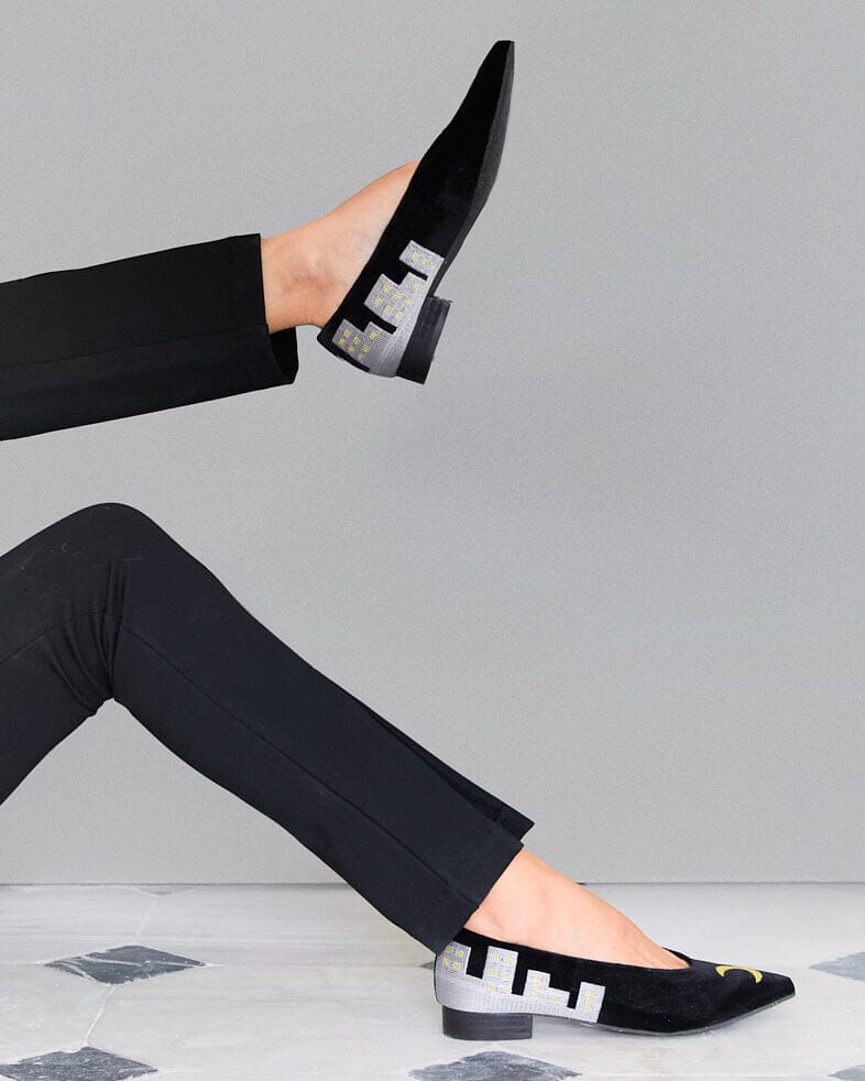City by Night Vegan Flats Flats Momoc Shoes