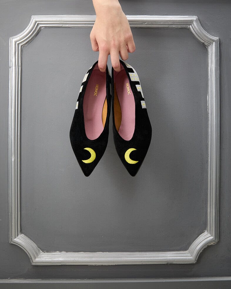 City by Night Vegan Flats Flats Momoc Shoes