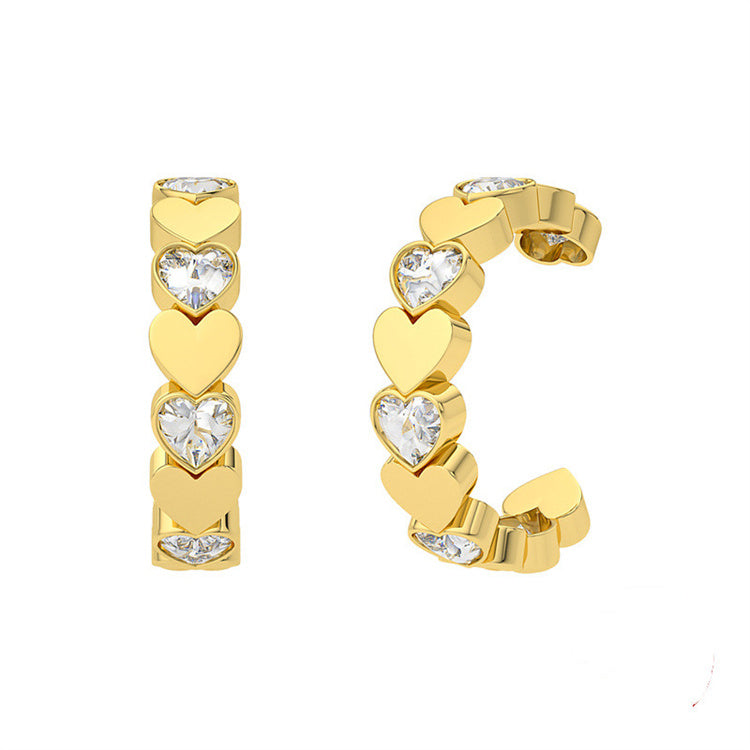 Heart Ear Cuff