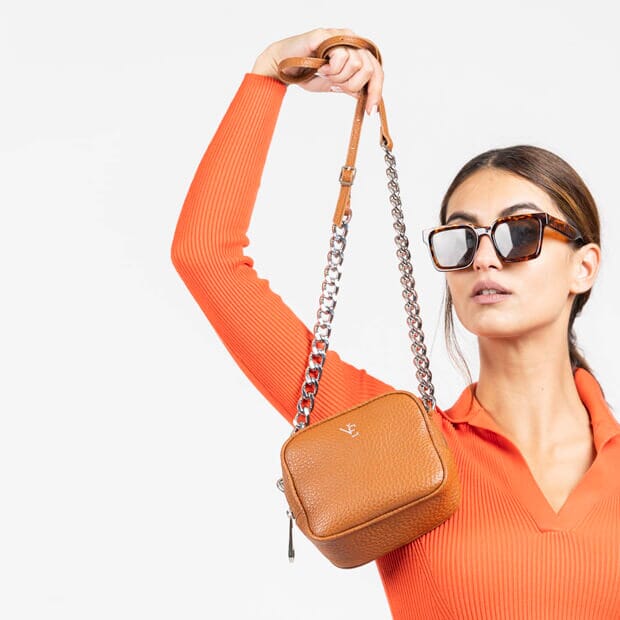 Flamengo Leather Crossbody Bags Naiara Elgarresta