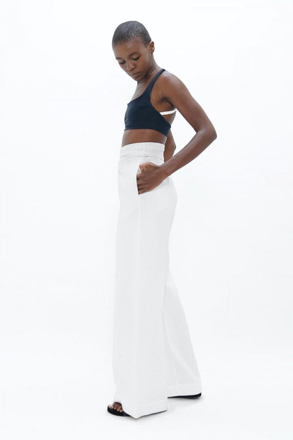 Florence Pants White Dove Wide Leg Pants 1 People