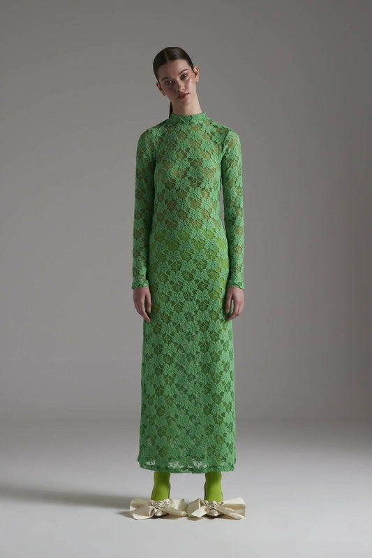 Green Lace Dress Maxi Dress Alameda S