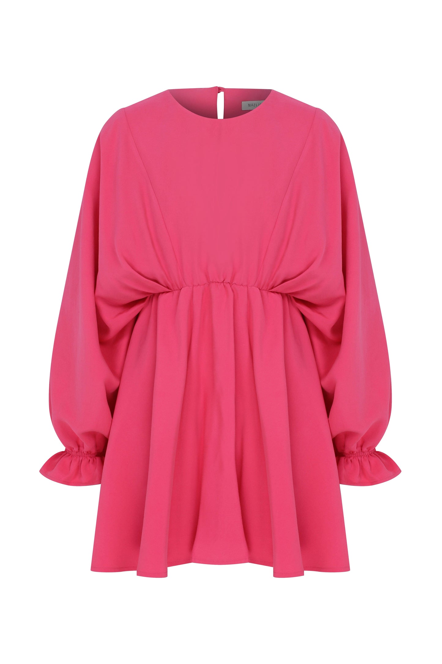 July Ruffled Mini Dress in Virtual Pink Dresses Nazli Ceren