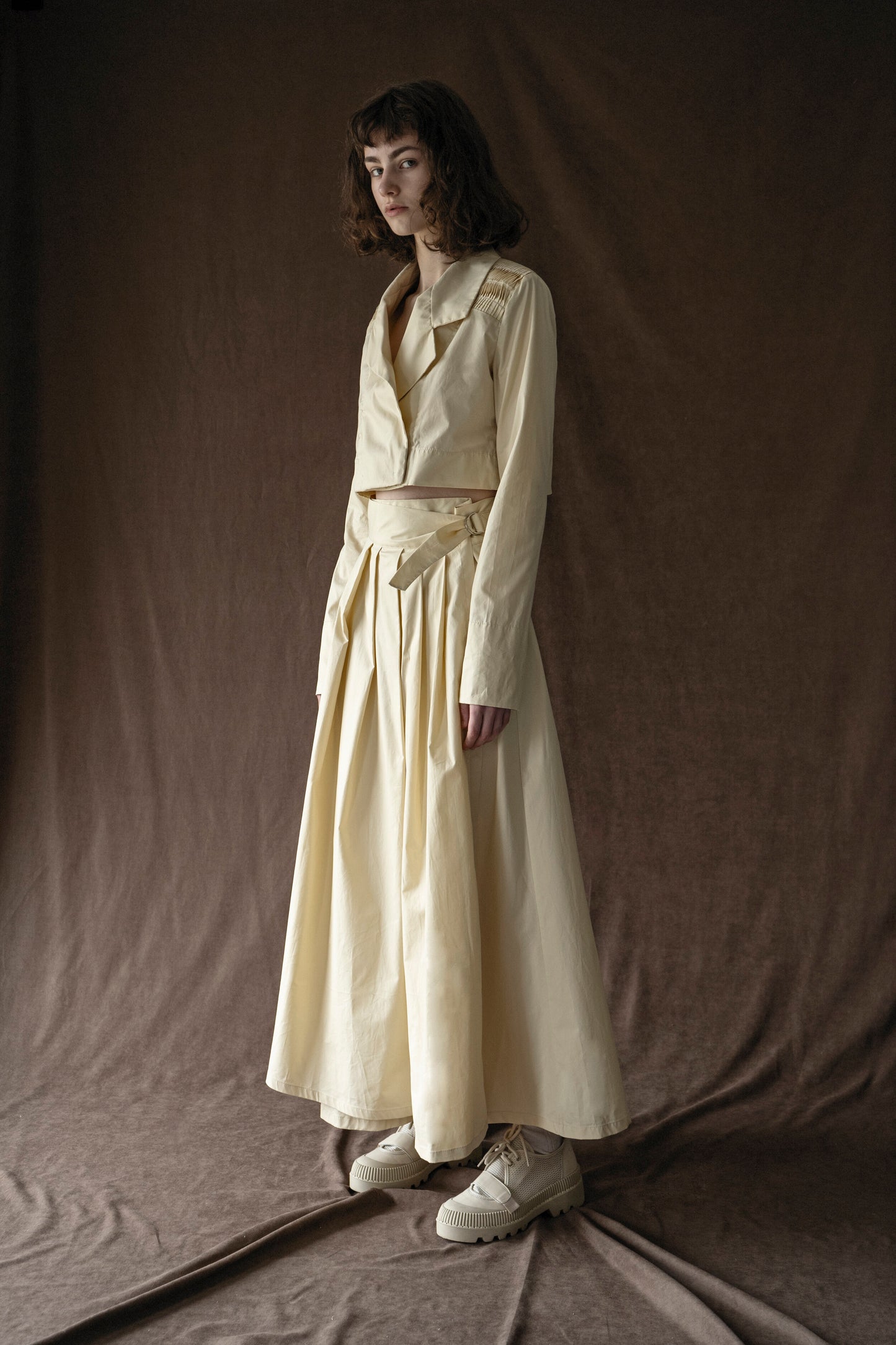 Cream Past Perfect Skirt