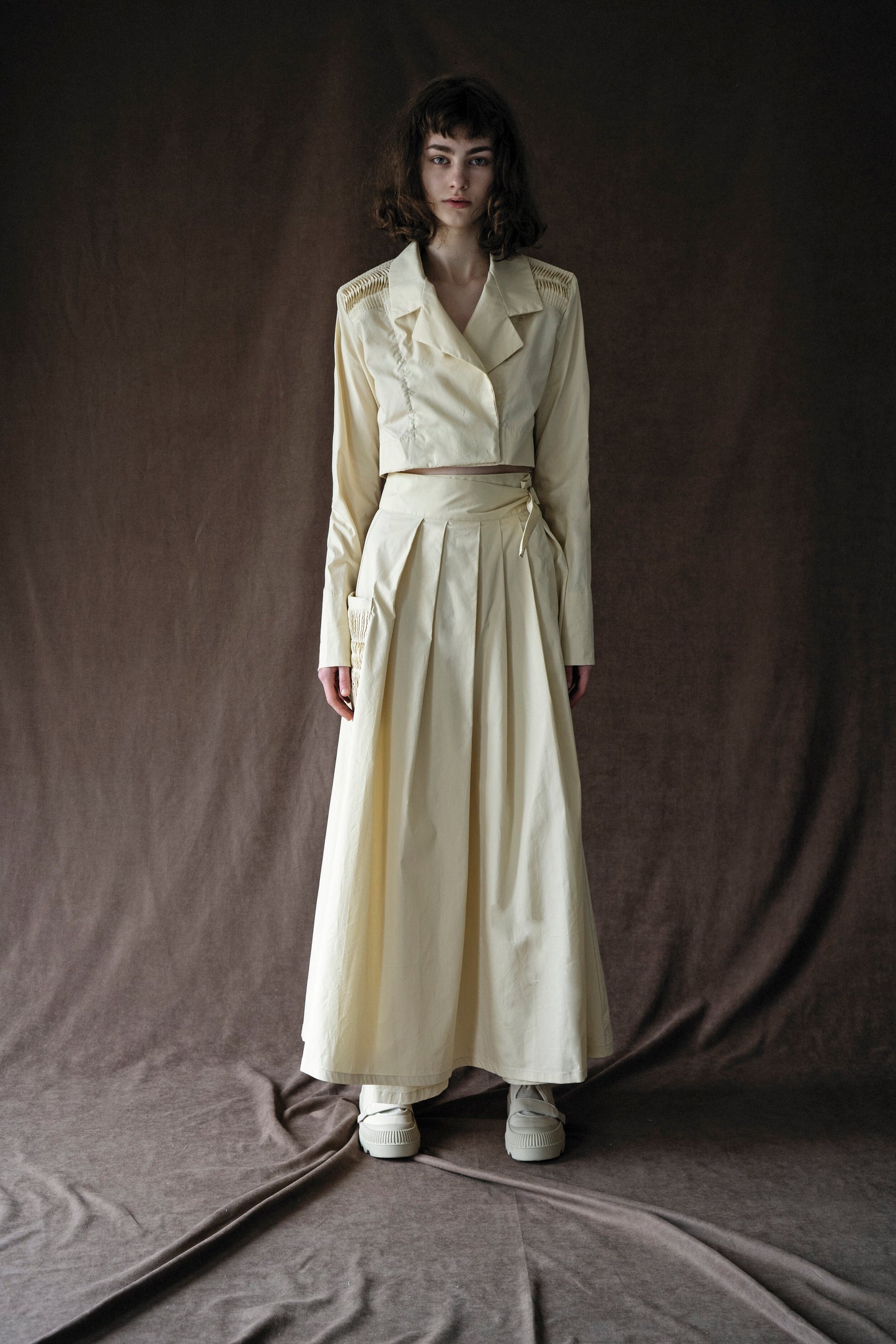 Cream Past Perfect Skirt