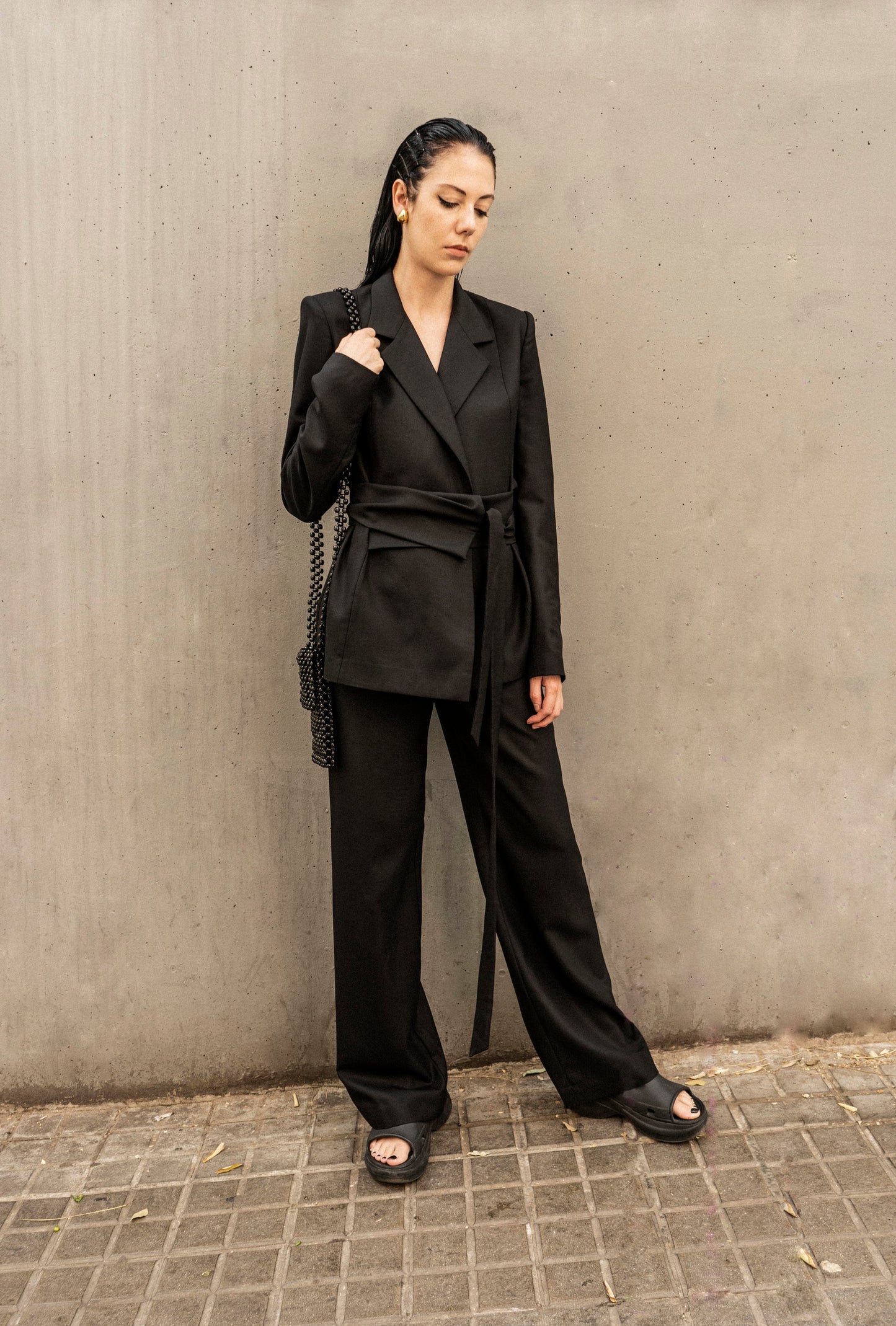 Mariupol Black Wool Blazer