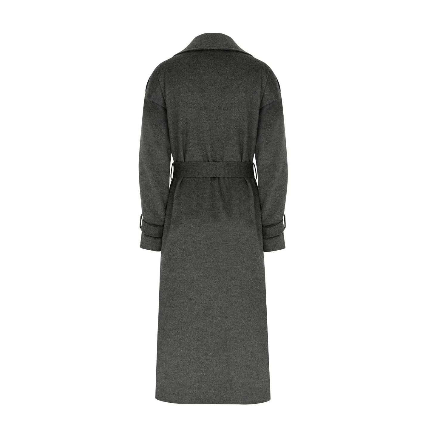 Laura Cashmere Coat in Grey Coats & Jackets Nazli Ceren