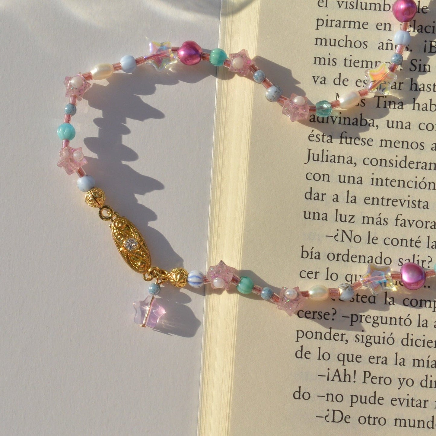 Lavender Field necklace collar Glimmering Jewellery
