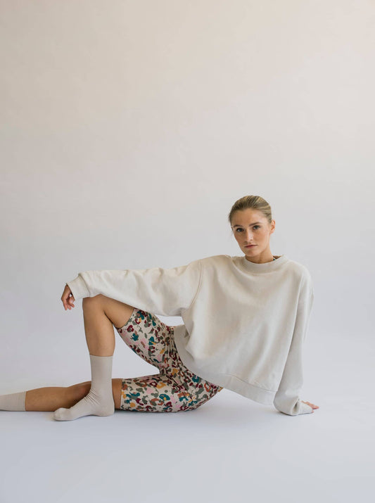 Leopard Multi Colour Biker Biker Shorts Bradhy