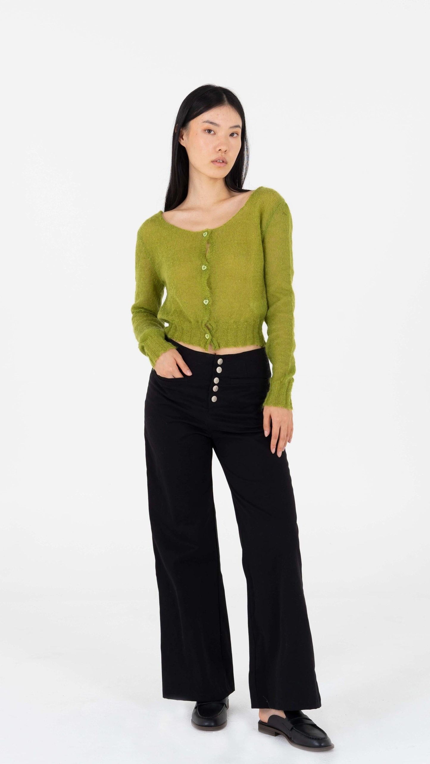 Long buttoned pants Wide Leg Pants Carmen Says