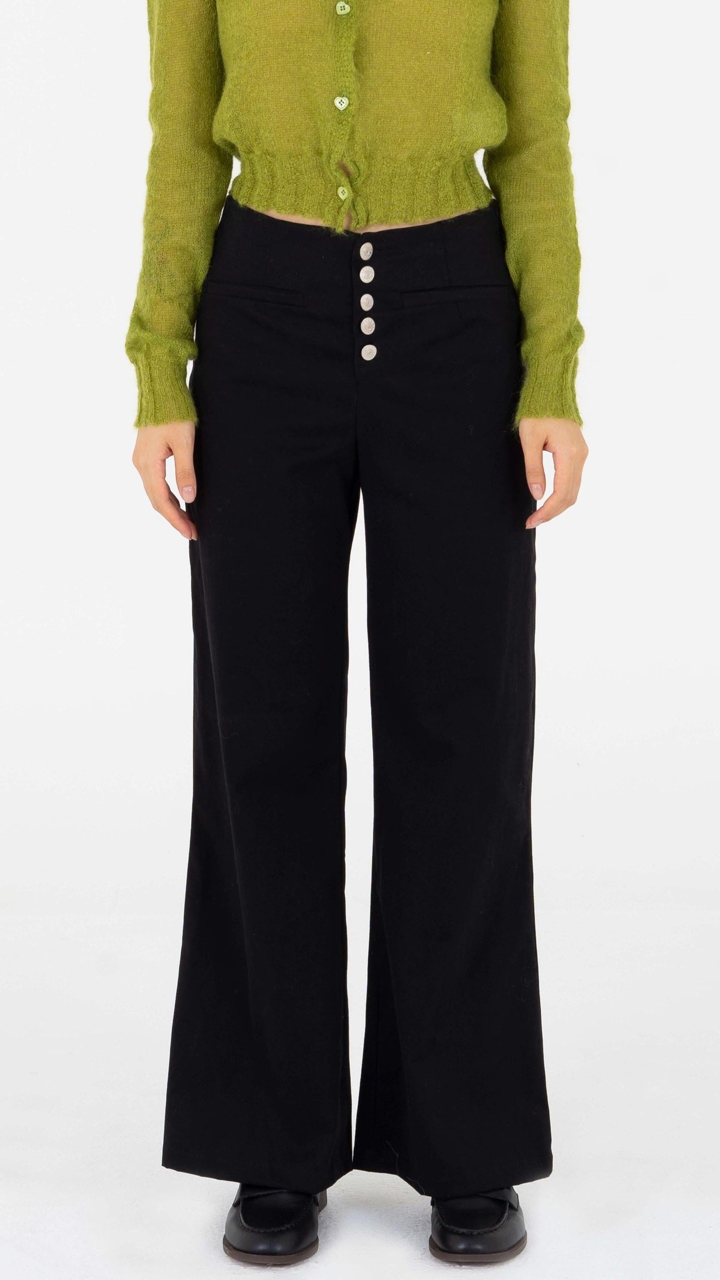 Long buttoned pants Wide Leg Pants Carmen Says