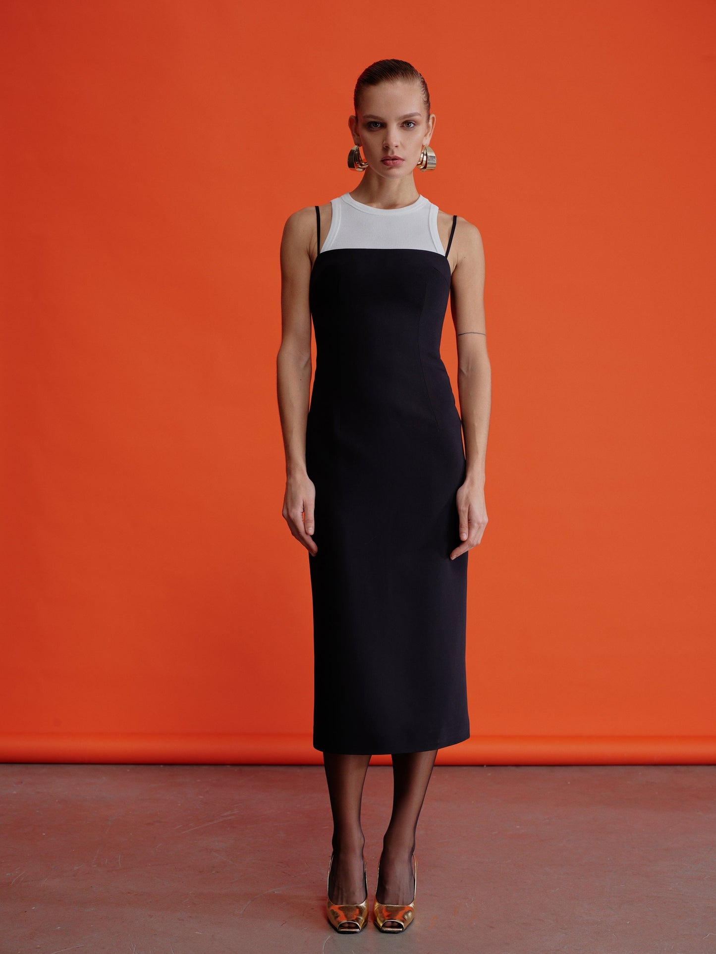Miles Crepe Midi Dress Dresses Nazli Ceren