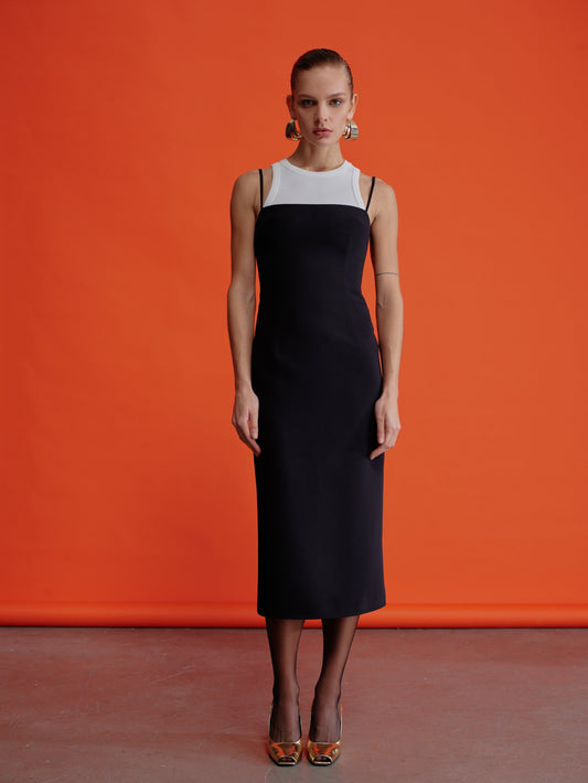 Miles Crepe Midi Dress Dresses Nazli Ceren