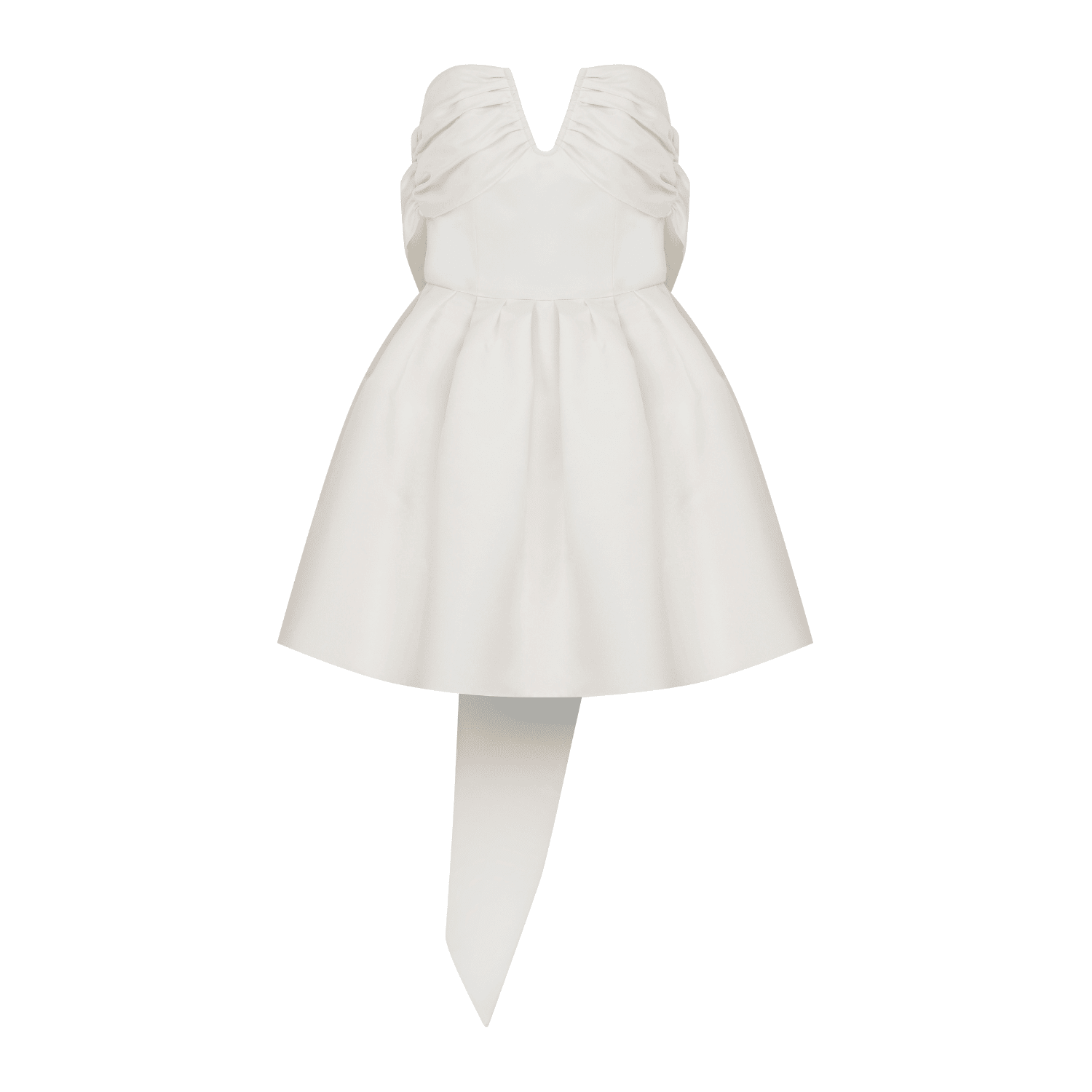 Miro Strapless Mini Dress in Vanilla Ice Dresses Nazli Ceren