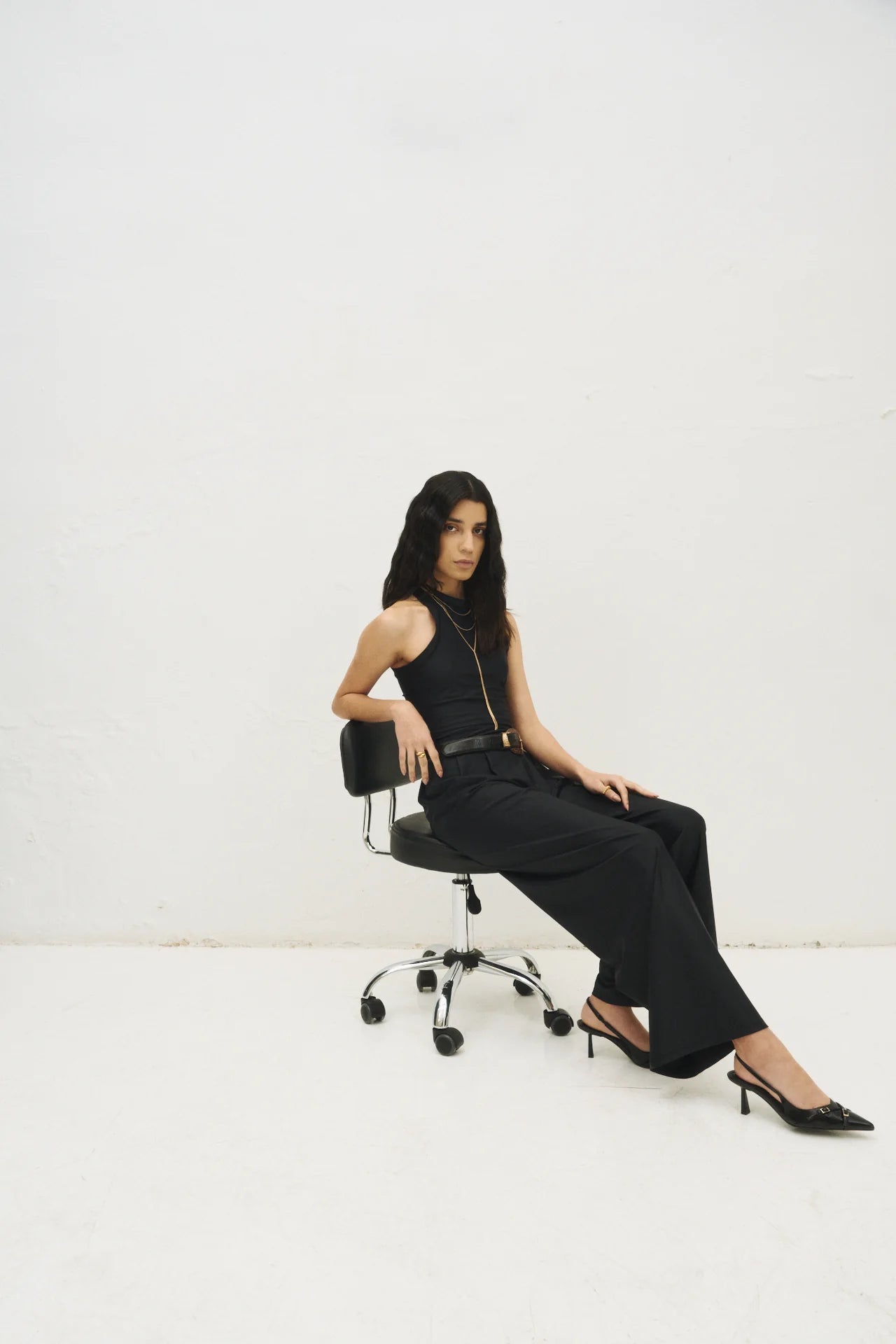 Olaya Wide Leg Trousers Wide Leg Pants 710 Studio