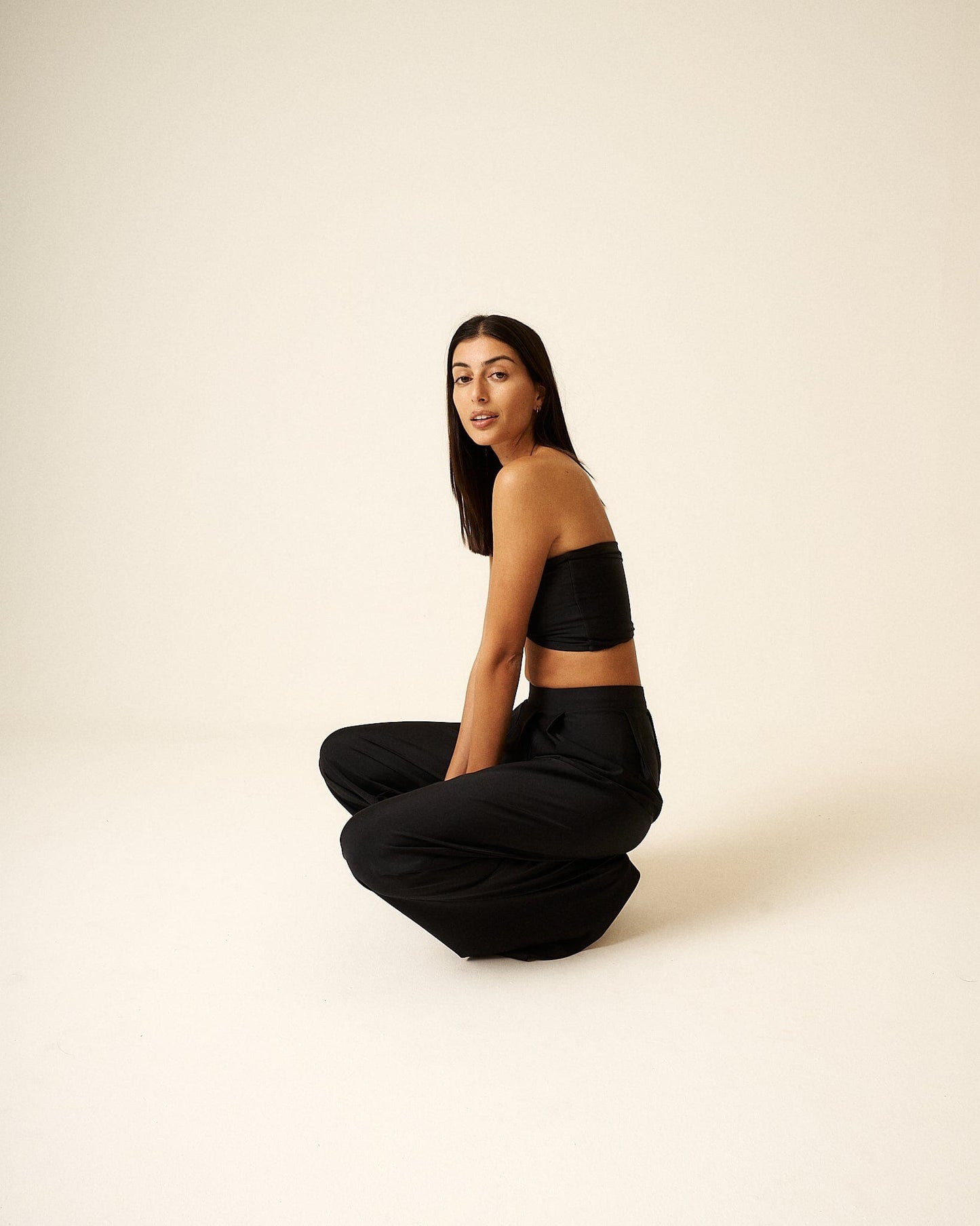 Olaya Wide Leg Trousers Wide Leg Pants 710 Studio