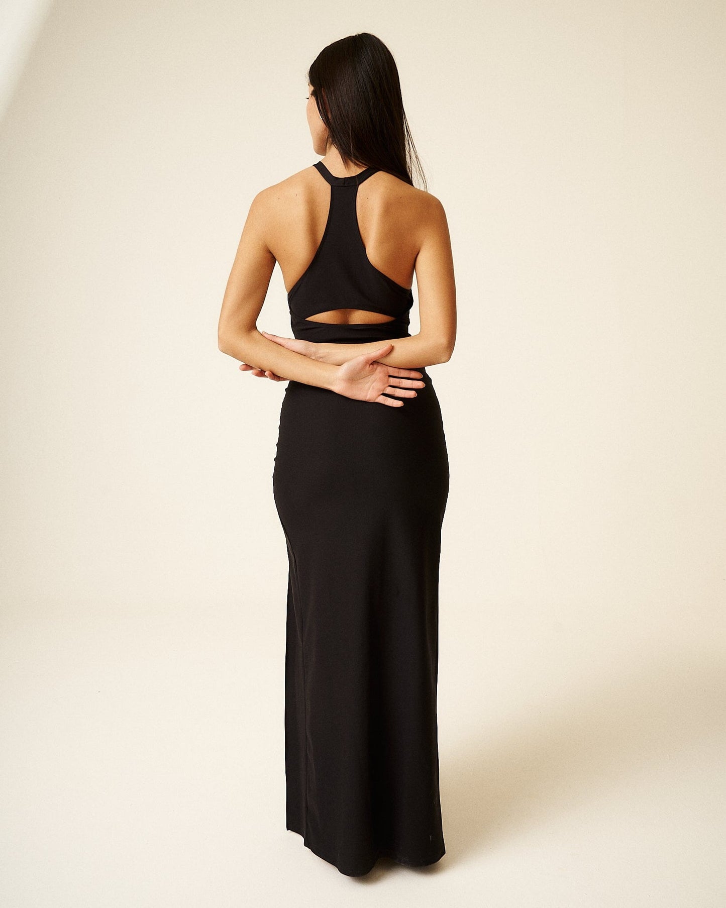 Olivia Halter Dress in Black - Limited Edition Dress 710 Studio