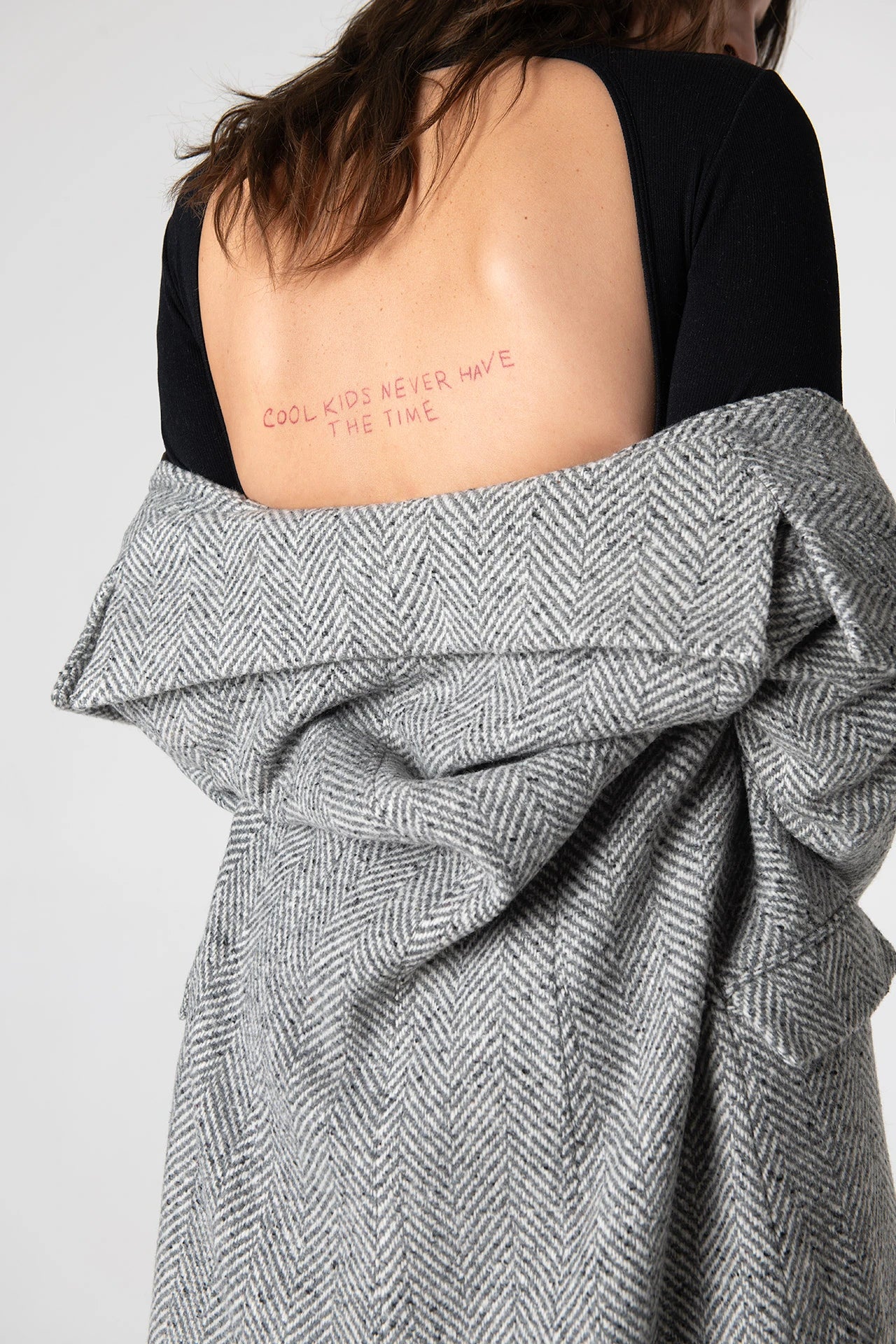 Adele Herringbone Coat