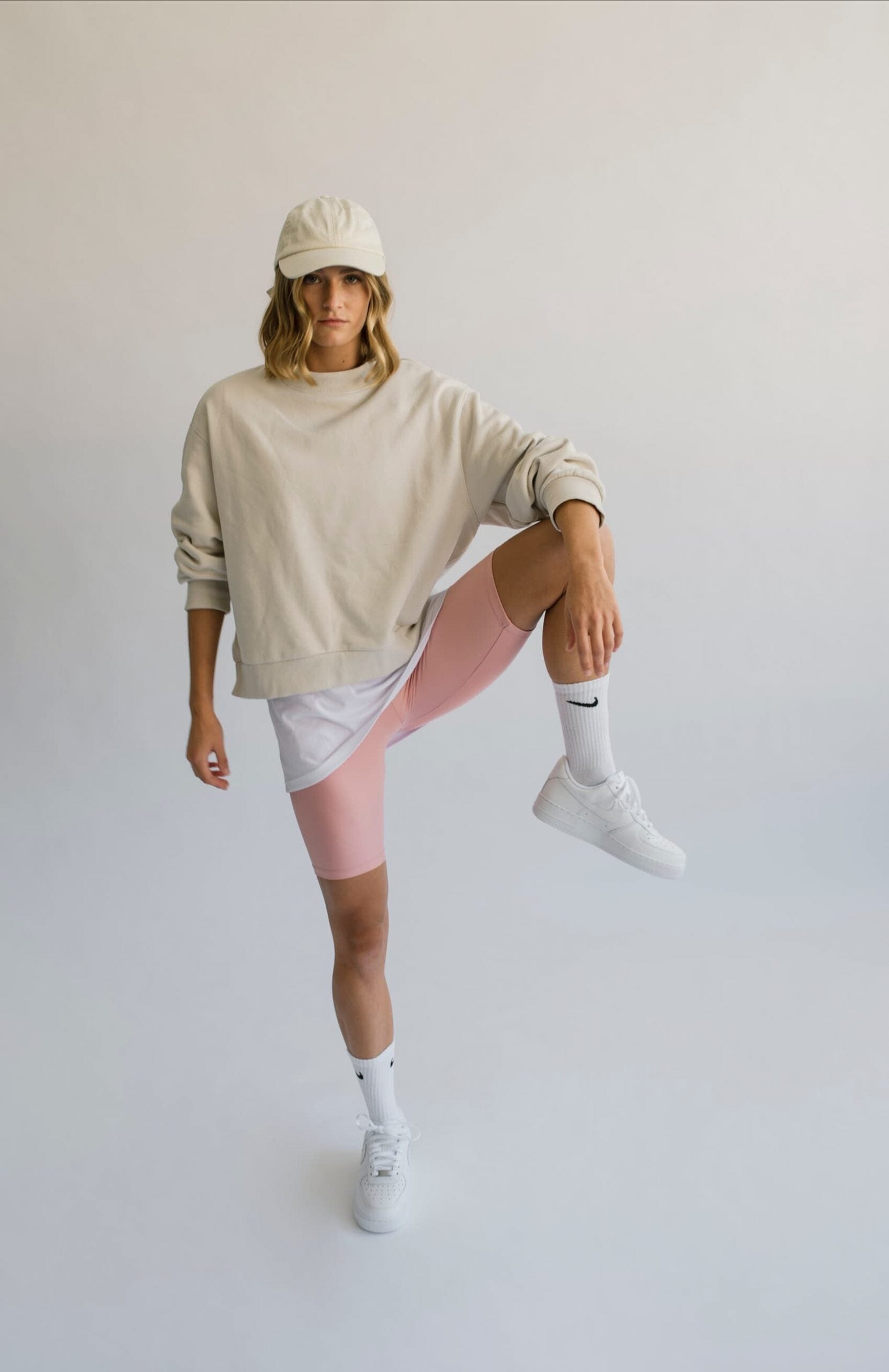 Pink Biker Biker Shorts Bradhy