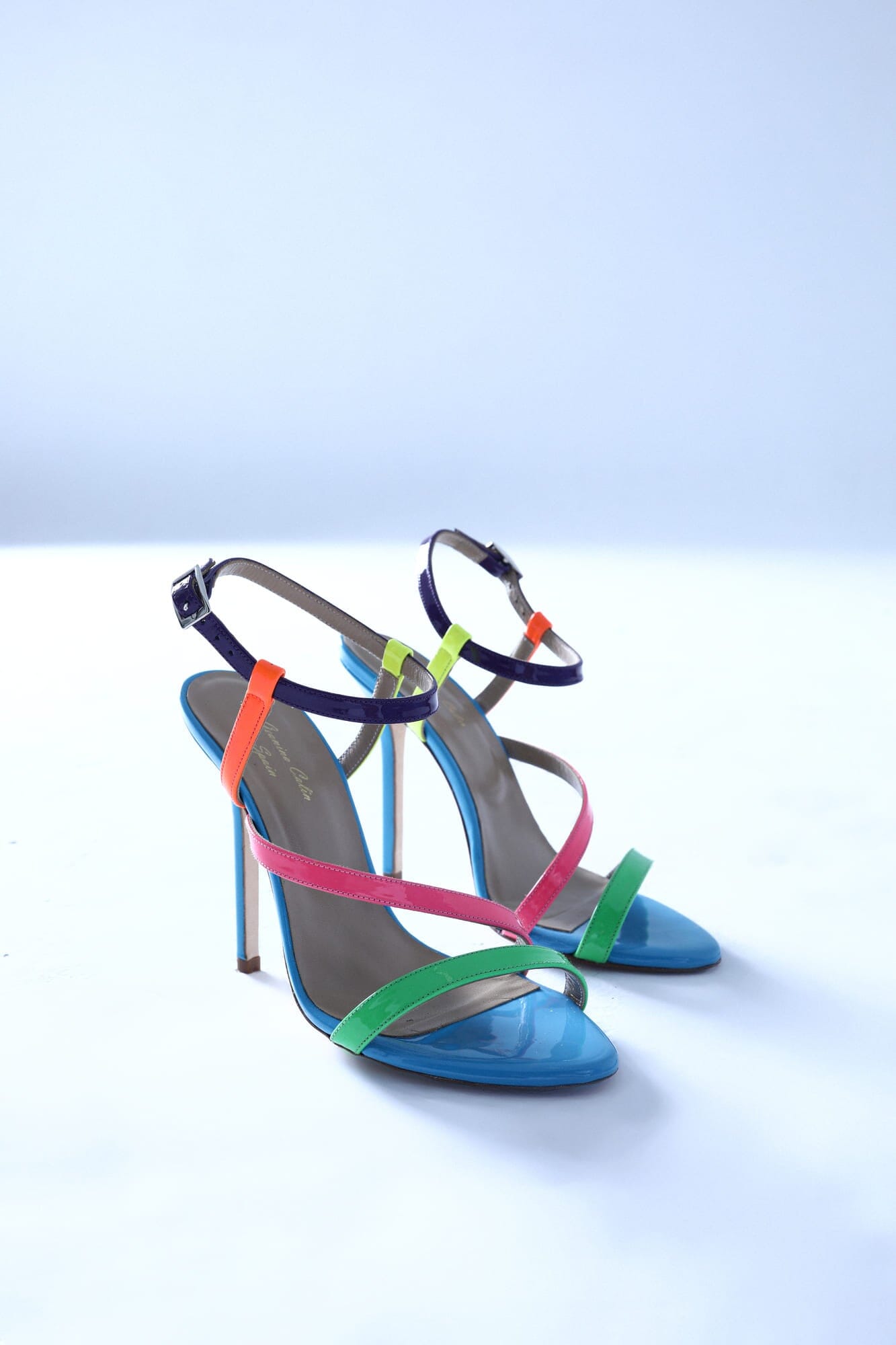 Rainbow Sandal Heels Geanina Calin