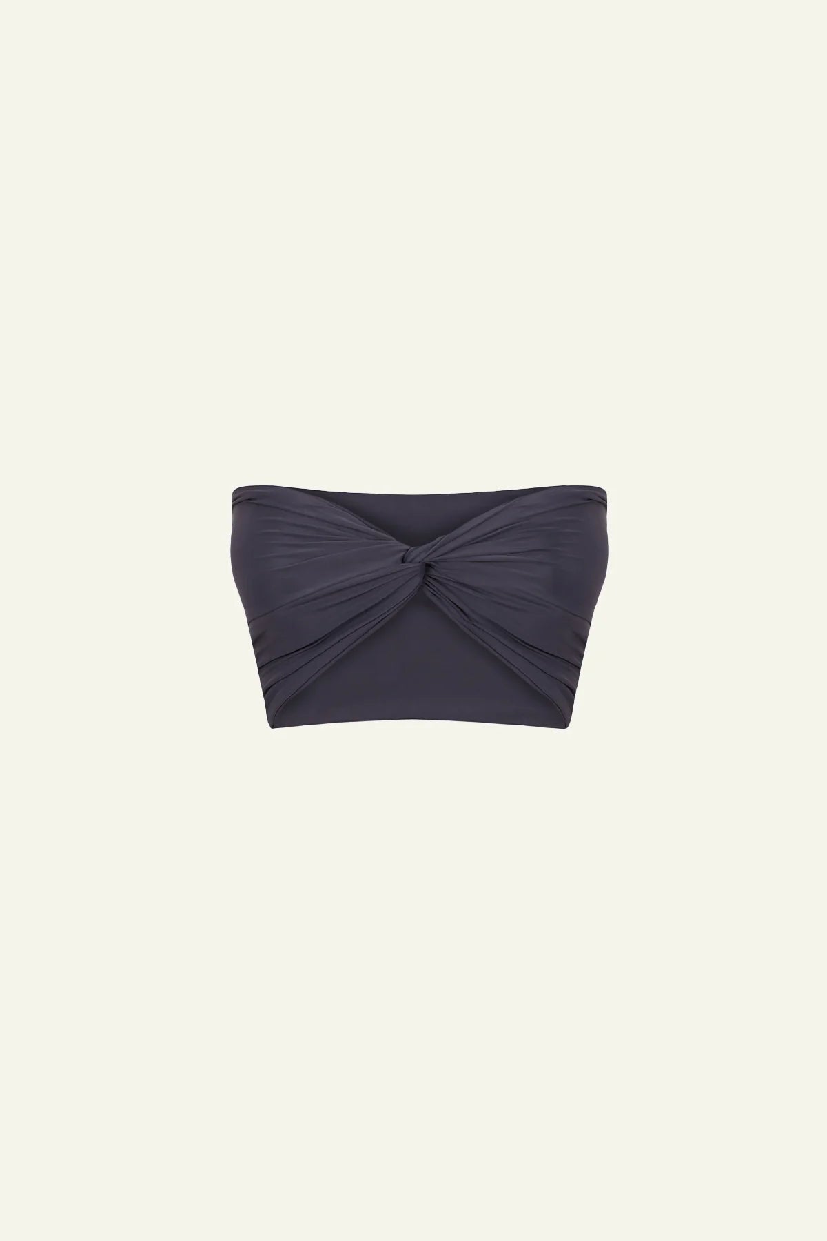 Raquel Twist Bikini Top in Grey (Limited Edition) Bikini Top 710 Studio
