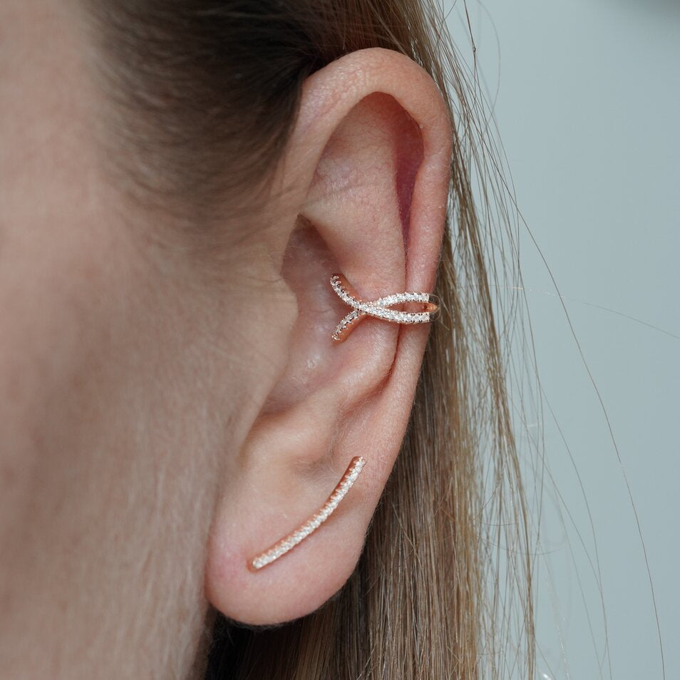 Cross Ear Cuff