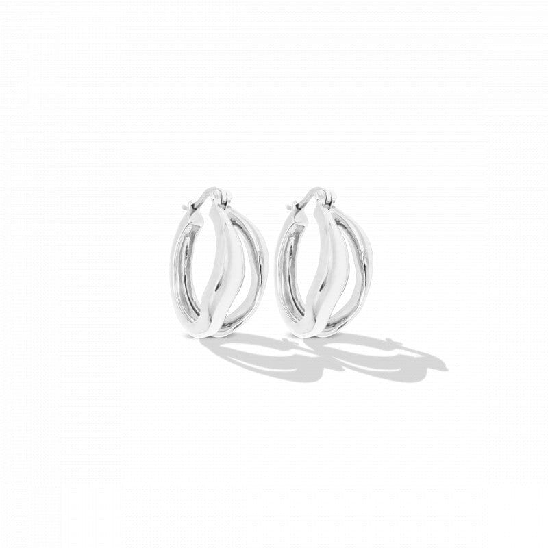 Saya Earring Hoop Sterling Silver - Small Earrings Majime