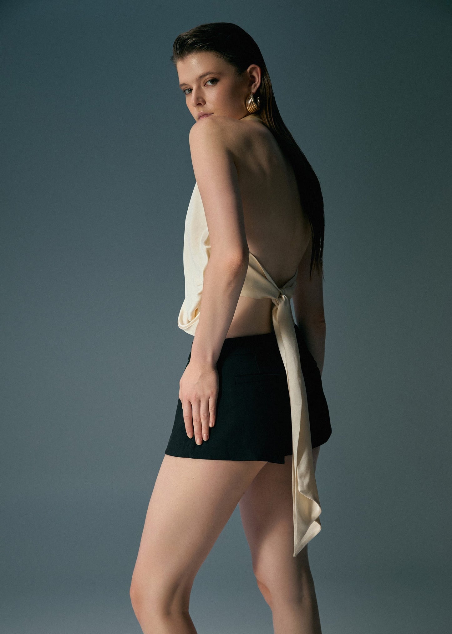 Sexy summer top halter neck