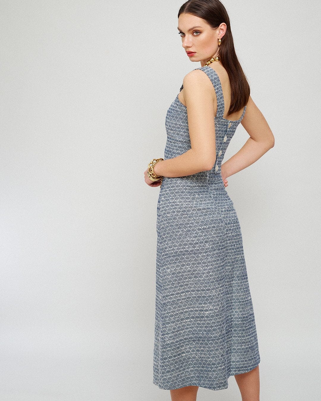 The A Line Skirt Midi Skirt AMILLI