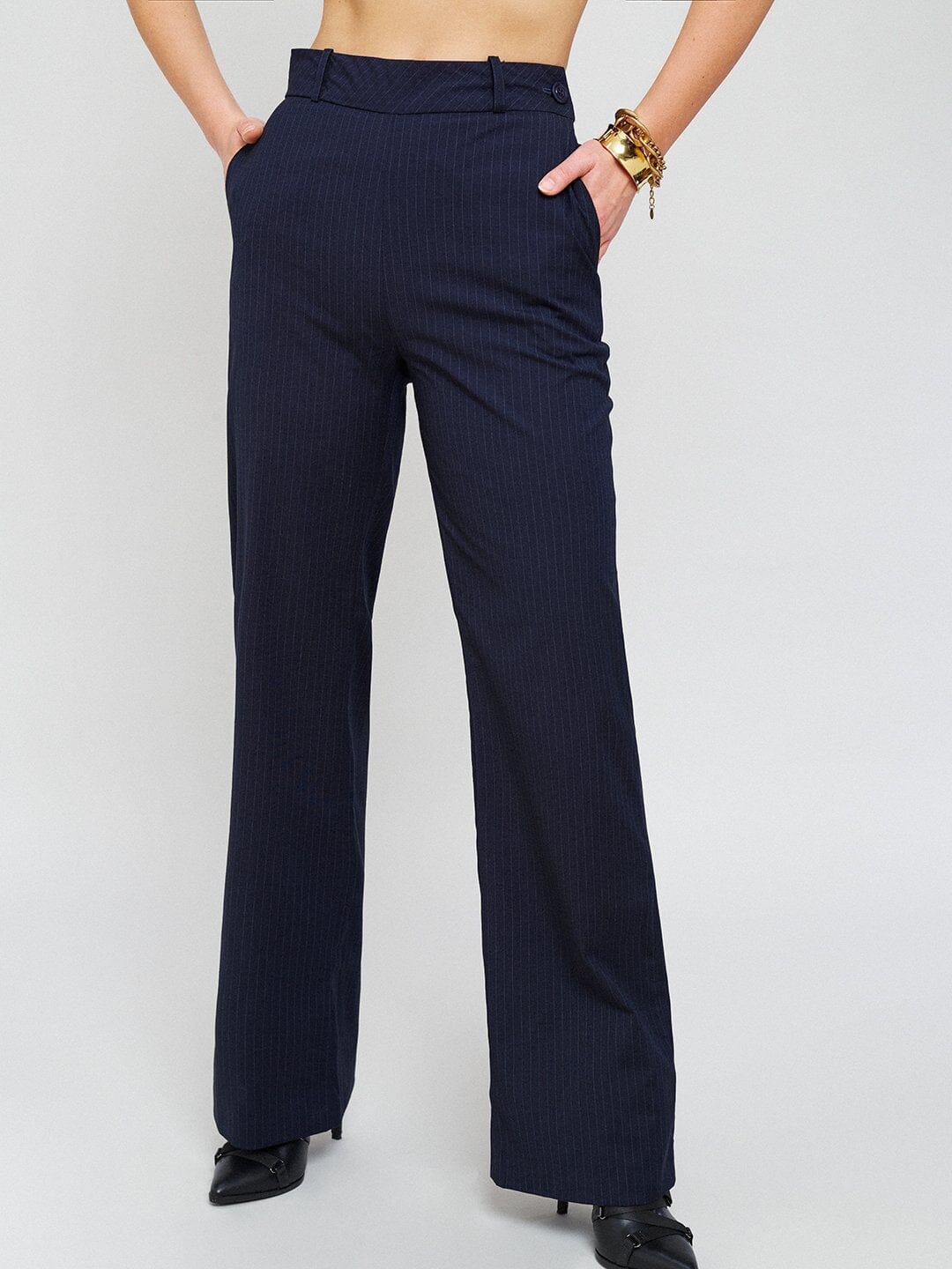 The Straight Trousers Wide Leg Pants AMILLI