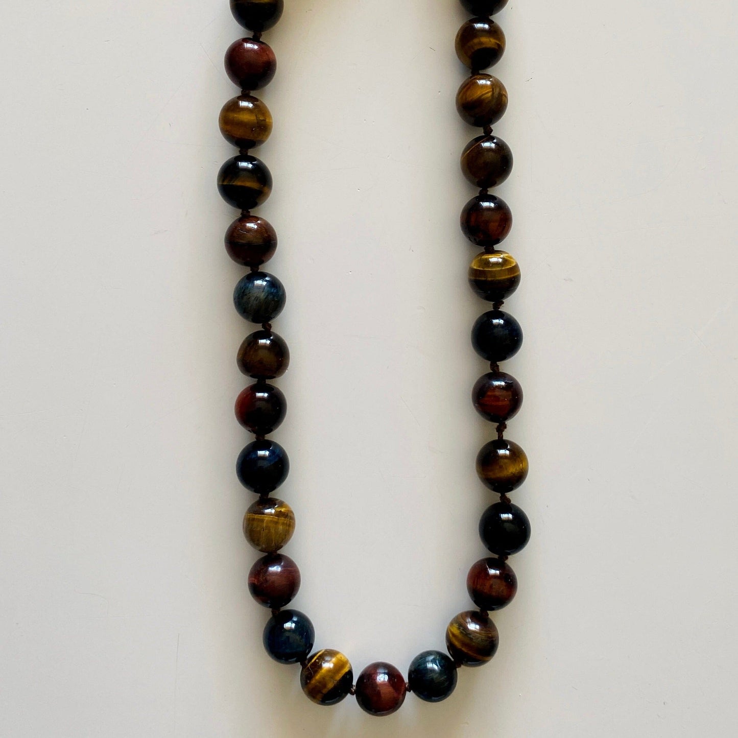 Tiger Eye Beads Necklace Collares 7 Rooms