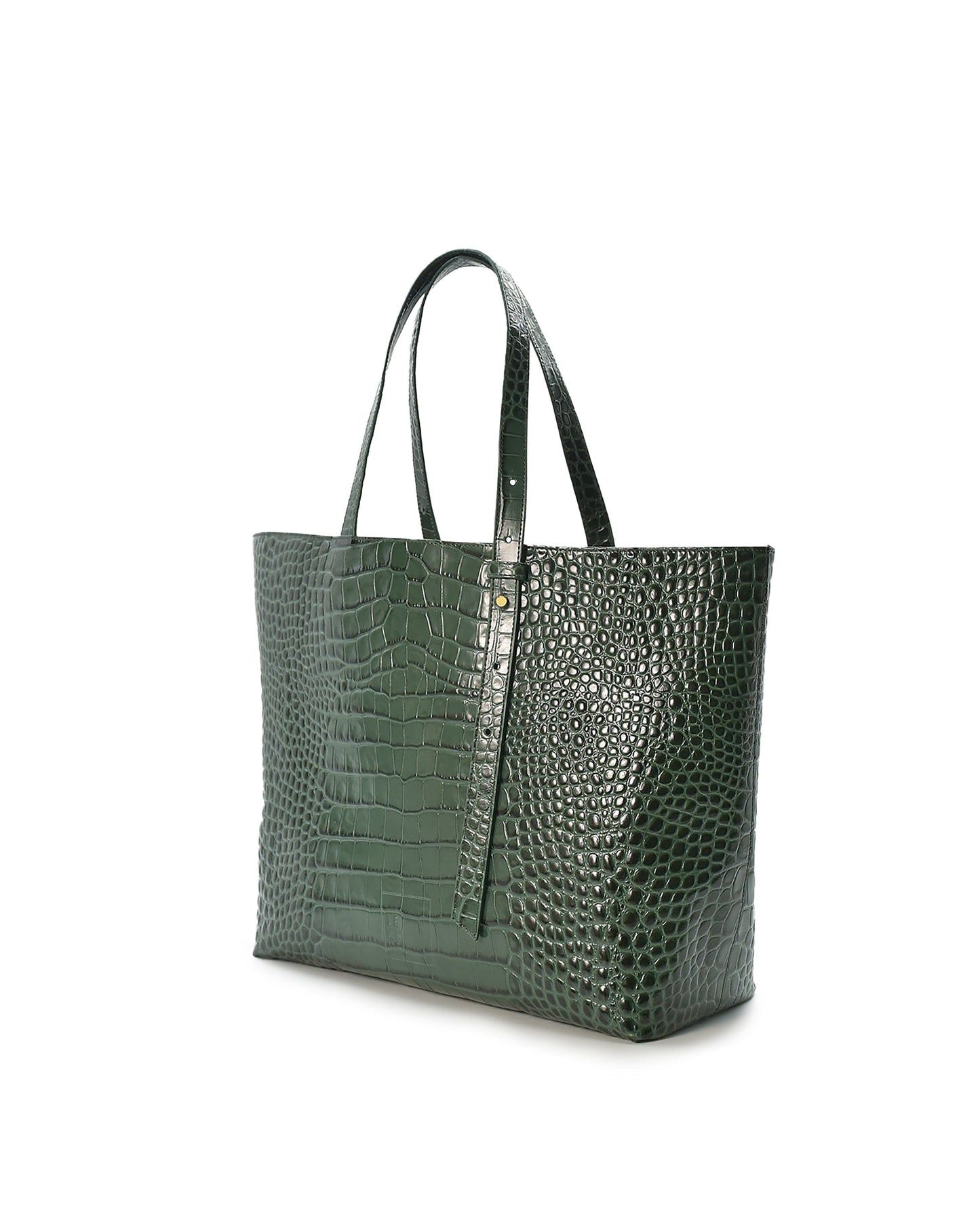 Tote Bag Green printed leather Tote Bag Leandra