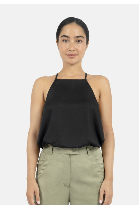 Vancouver Slip top in Black - 1People at LabelRow