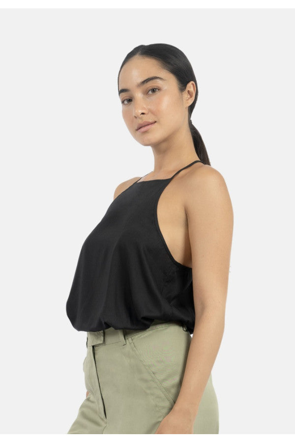 Vancouver Slip top in Black - 1People at LabelRow