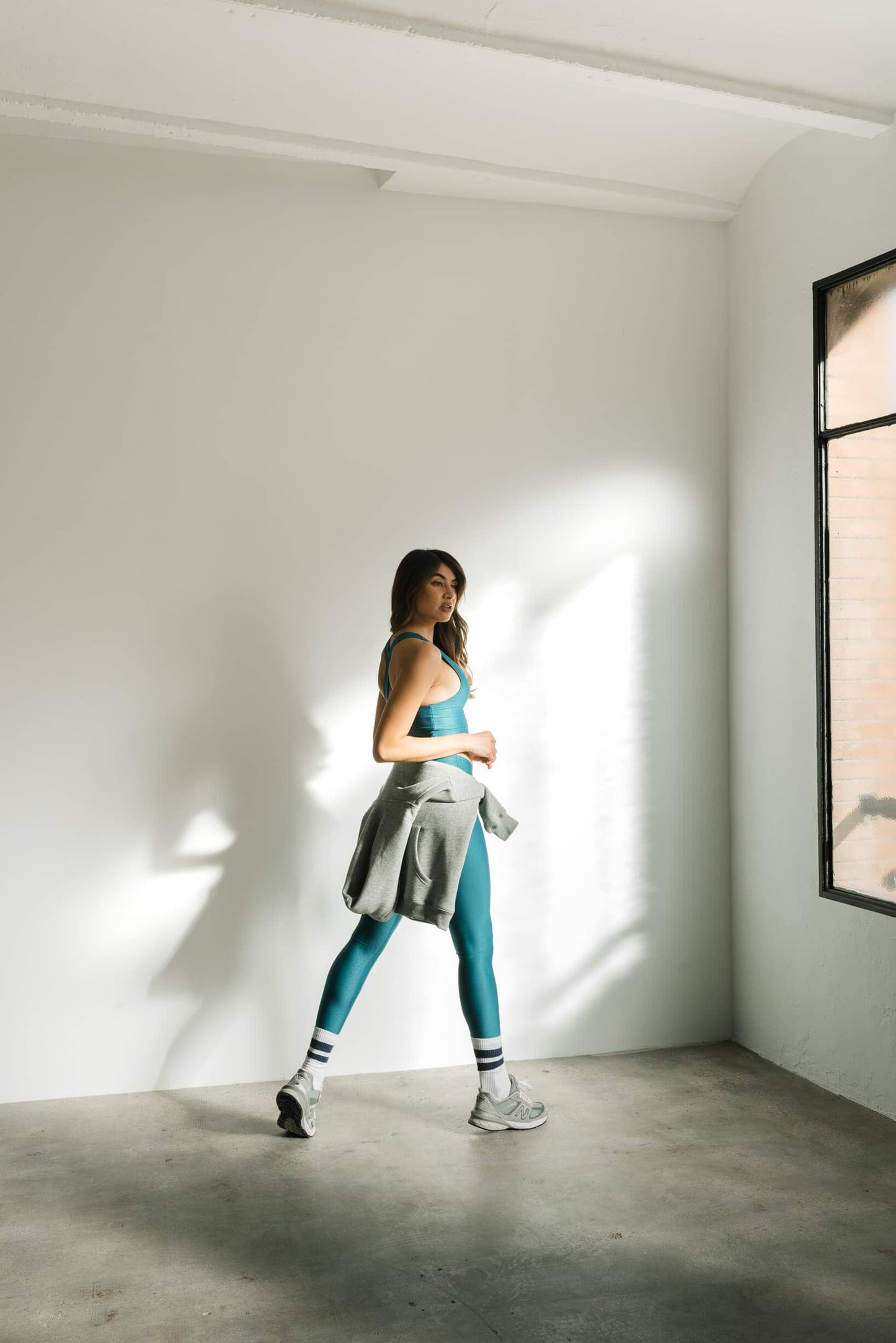 Vivid Blue Paw Print Top Sports Bra Bradhy