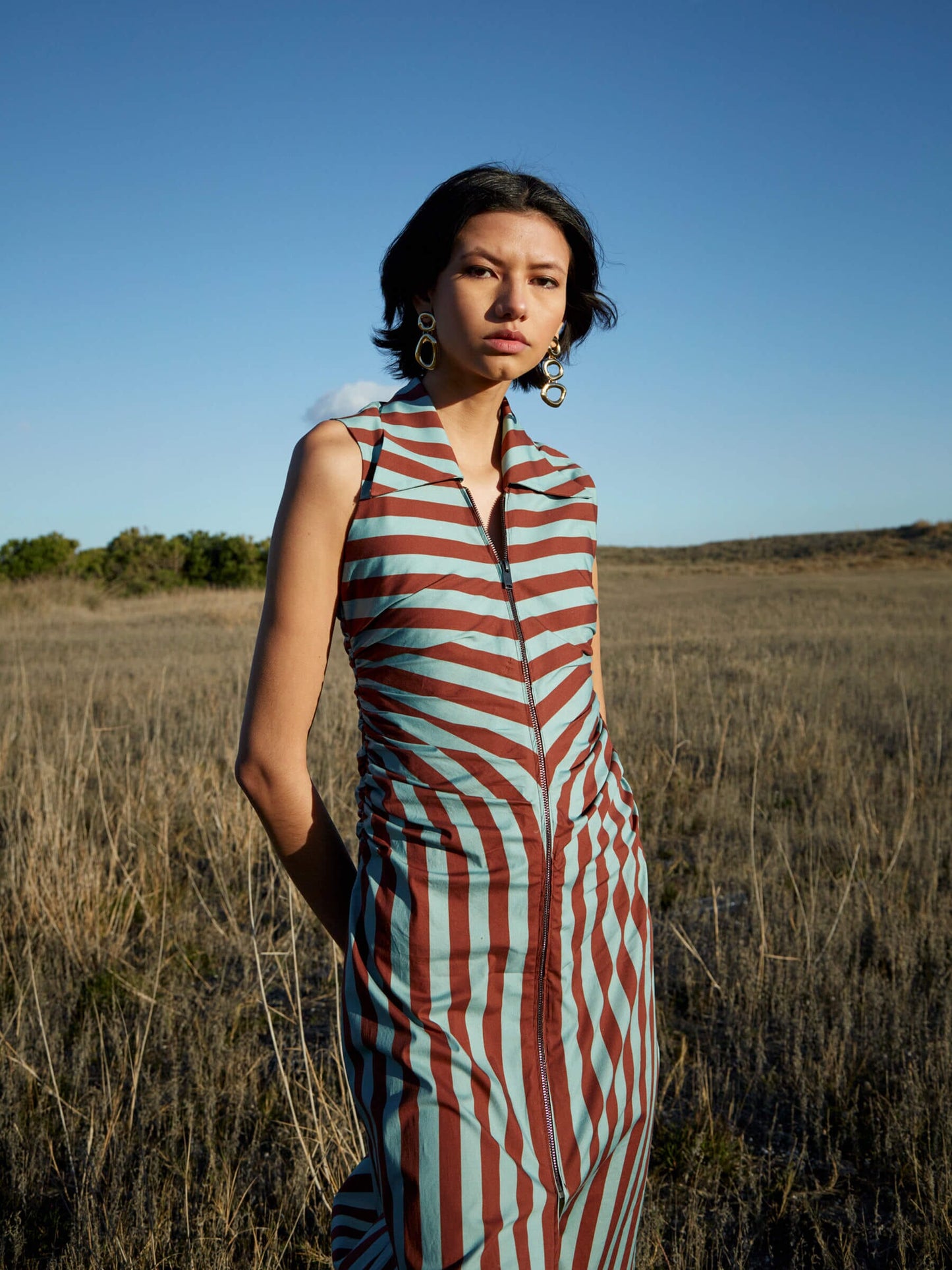 Zip-up dress Midi Dress Carmen Says