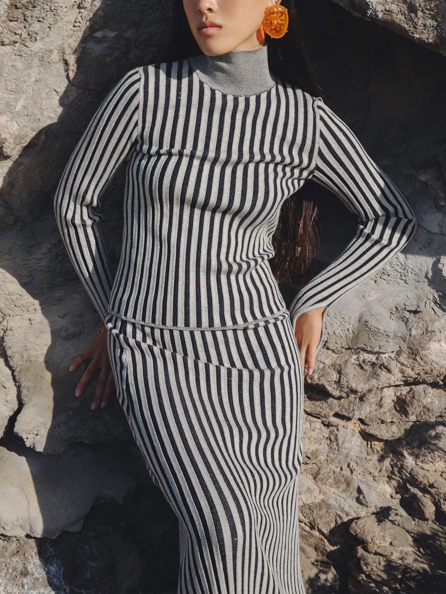 Sahara knitted skirt