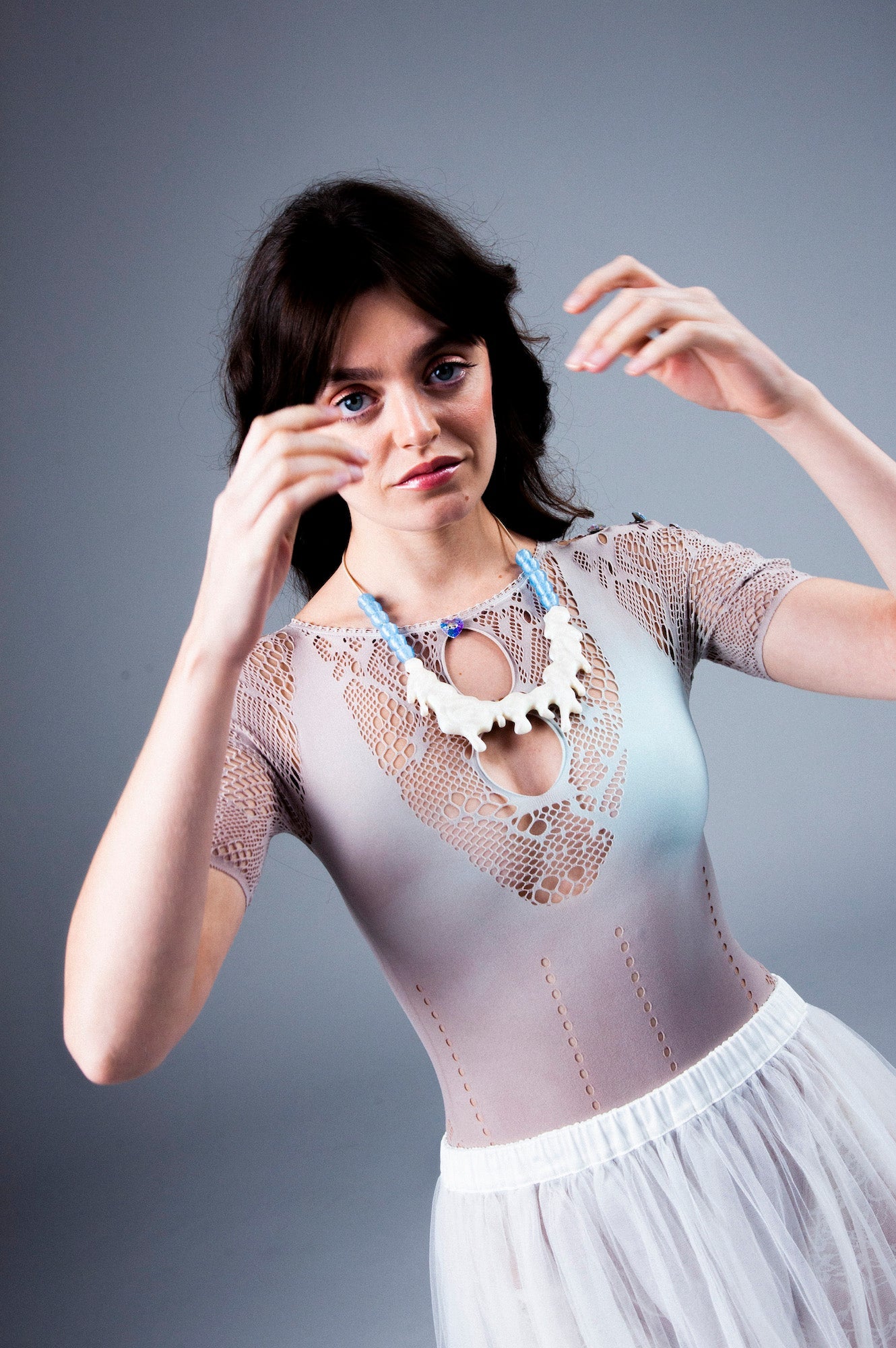 Melted necklace